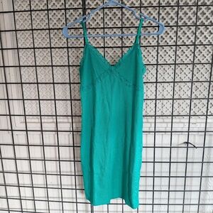 New Women's M Green Cami Mini Dress